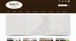 Desktop Screenshot of browndoglodge.com