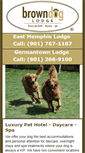Mobile Screenshot of browndoglodge.com