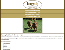 Tablet Screenshot of browndoglodge.com